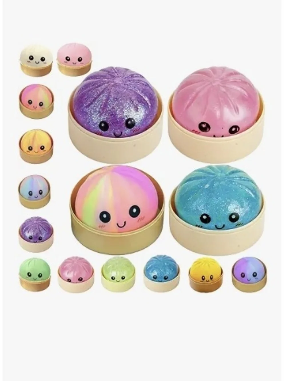 Viral RMS (Non Banned, Non Toxic) Mystery Glitter Dumpling Squishy NIB UNOPENED